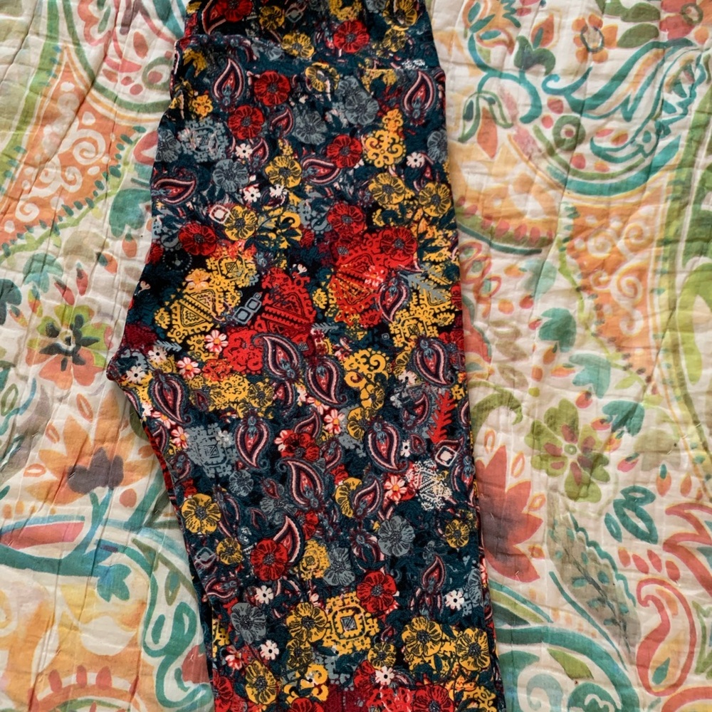 Colorful Paisley Patterned LuLaRoe Leggings